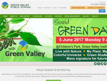 Tablet Screenshot of greenvalleypublicschool.org